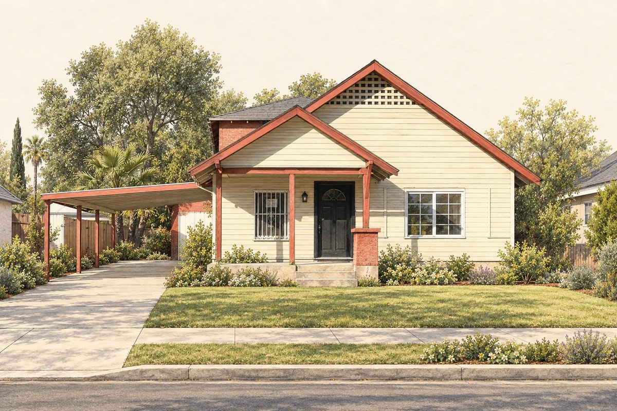 Illustration of 664 W 14th St, San Bernardino